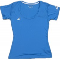 CAMISETA BABOLAT PLAY SLEEVE - AZUL/BRANCO